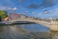Ha`penny Bridge, Dublin, Ireland Royalty Free Stock Photo