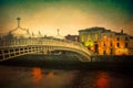 Ha`Penny Bridge Dublin Royalty Free Stock Photo