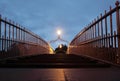 Ha'penny Bridge at night. Royalty Free Stock Photo