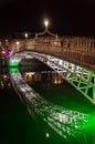 Ha penny Bridge by night