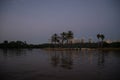 Ha-Yarkon park lake, Tel Aviv, Israel. Royalty Free Stock Photo