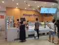 Haagen Daz retail store in Singapore