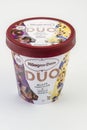 Haagen-Dazs Duo ice cream against white background
