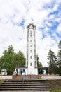 Suure Munamae observation tower in Estonia Royalty Free Stock Photo