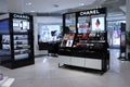 Haarlem, the Netherlands - July 8th 2018: Chanel cosmetics retail display