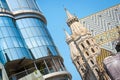 Haas Haus with St. Stephen's Cathedral in Vienna, Austria