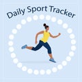 A habit tracker for daily sports and jogging.