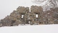 Habitat 67 in the snow. Montreal, Quebec, Canada Royalty Free Stock Photo