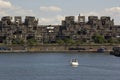 Habitat 67 by Saint Lawrence River in Montreal