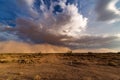 Haboob dust and sand storm