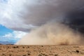 Haboob dust storm in the Arizona desert Royalty Free Stock Photo