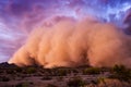 Haboob dust storm in the Arizona desert Royalty Free Stock Photo