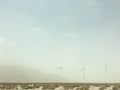 Haboob with windmills