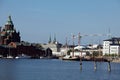 Habour view of helsinki Royalty Free Stock Photo