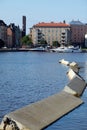 Habour view of helsinki Royalty Free Stock Photo