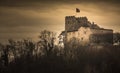 Habsburg Castle located in the Aargau Royalty Free Stock Photo