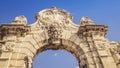 Habsburg Gate to Buda Castle in Budapest, Hungary Royalty Free Stock Photo