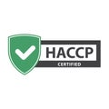 HACCP certificate plate - website emblem of HACCP standard