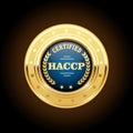 HACCP certified gold medal - Hazard Analysis