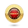 HACCP certified medal - Hazard Analysis and Critical Control