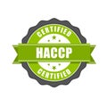 HACCP certified - quality standard seal, Hazard Analysis and Critical Control Points