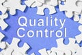 HACCP - Hazard Analysis and Critical Control Points - Food Safety and Quality Control in food industry - concept image in jigsaw Royalty Free Stock Photo