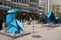 Hacer - Transformations, a series of 7 gigantic, origami-inspired sculptures, in New York City