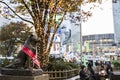 Hachiko statue. Hachiko