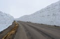 Hachimantai aspite line in early spring