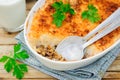 Hachis Parmentier, French Version of Shepherd's Pie Royalty Free Stock Photo