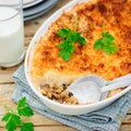 Hachis Parmentier, French Version of Shepherd's Pie Royalty Free Stock Photo