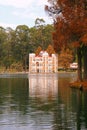 Lake and Castle in Hacienda chautla near texmelucan in puebla VII Royalty Free Stock Photo