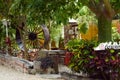 Hacienda Mexico Restaurant architecture garden Royalty Free Stock Photo