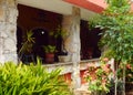 Hacienda Mexico Restaurant architecture garden Royalty Free Stock Photo