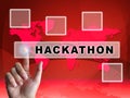 Hackathon Code Malicious Software Hack 3d Illustration