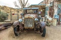 Old Vintage Car Abandoned In The Desert Of Arizona Royalty Free Stock Photo