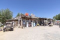 Hackberry General Store with an old rusty vintage car in Hackberry , Arizona, USA. Hackberry General Store is a popular museum of Royalty Free Stock Photo