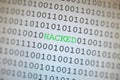 Hacked binary background