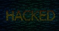 Internet security protection from hacker attacking. Cyber attack and Network Security Concept Royalty Free Stock Photo