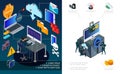 Hacker Activity And Internet Security Concept Royalty Free Stock Photo