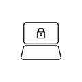 Hacker, antivirus icon on white background. Can be used for web, logo, mobile app, UI UX