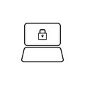 Hacker, antivirus icon on white background. Can be used for web, logo, mobile app, UI UX