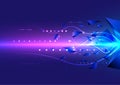 Hacker attack security malware protection technology concept. Abstract firewall networking background. Fractal polygon particles
