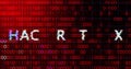 Hacker attack system hacked computer glitch virus inter system hacking concept. Royalty Free Stock Photo