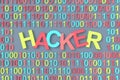 Hacker background. 3D rendering Royalty Free Stock Photo