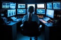 hacker behind monitors hacks servers,cyber security generative ai