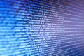 Hacker breaching net security. Source code Royalty Free Stock Photo