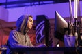 Hacker breaking law, doing data mining