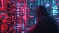 Hacker Breaking Into A Secure System
