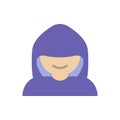Hacker cyber attack icon. Simple color vector elements of hacks icons for ui and ux, website or mobile application Royalty Free Stock Photo